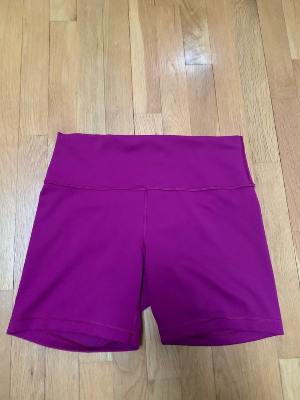 Lululemon Align High-Rise Bike Shorts (Size 12, Pink/Magenta) - Picture 3 of 8